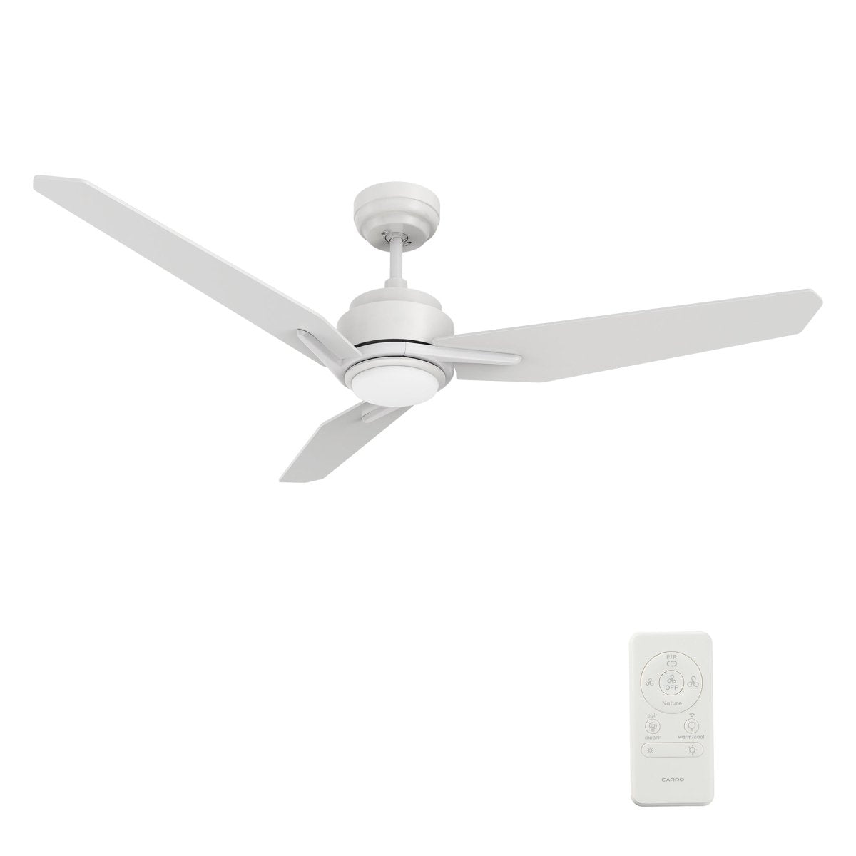 CALEN 52 inch 3 - Blade Smart Ceiling Fan with LED Light & Remote - LEDMyPlace