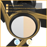 CALEN 52 inch 3 - Blade Smart Ceiling Fan with LED Light & Remote - LEDMyPlace