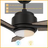 CALEN 52 inch 3 - Blade Smart Ceiling Fan with LED Light & Remote - LEDMyPlace