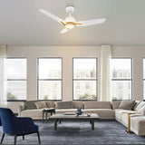 CALEN 56 inch 3 - Blade Smart Ceiling Fan with LED Light & Remote - LEDMyPlace