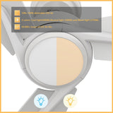 CALEN 56 inch 3 - Blade Smart Ceiling Fan with LED Light & Remote - LEDMyPlace