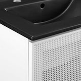 Calla 24" Perforated Metal Bathroom Vanity - BUILDMYPLACE