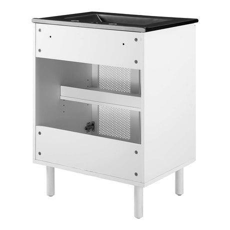 Calla 24" Perforated Metal Bathroom Vanity - BUILDMYPLACE