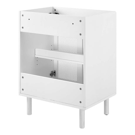 Calla 24" Perforated Metal Bathroom Vanity Cabinet (Sink Basin Not Included) - BUILDMYPLACE