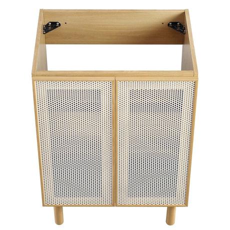 Calla 24" Perforated Metal Bathroom Vanity Cabinet (Sink Basin Not Included) - BUILDMYPLACE