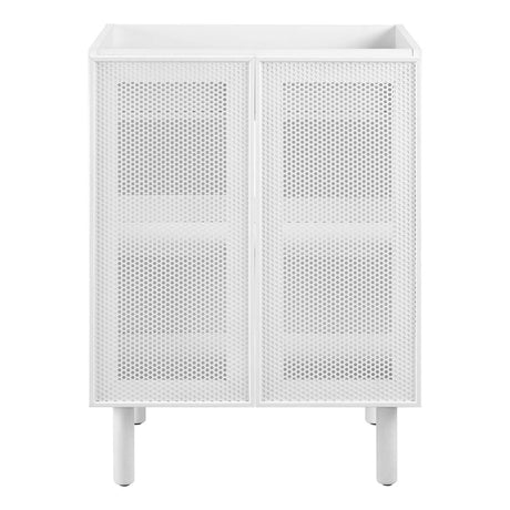 Calla 24" Perforated Metal Bathroom Vanity Cabinet (Sink Basin Not Included) - BUILDMYPLACE