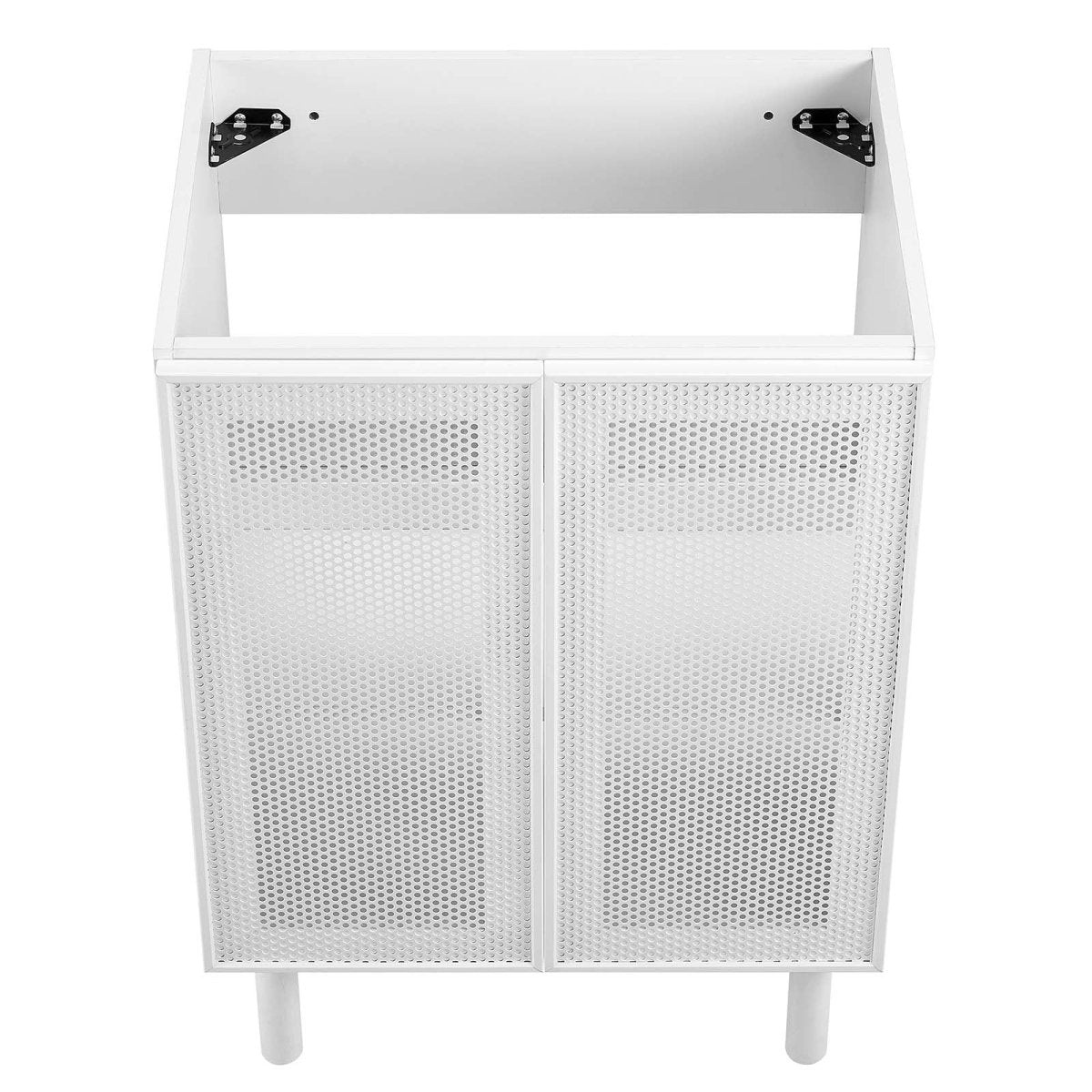 Calla 24" Perforated Metal Bathroom Vanity Cabinet (Sink Basin Not Included) - BUILDMYPLACE