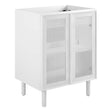 Calla 24" Perforated Metal Bathroom Vanity Cabinet (Sink Basin Not Included) - BUILDMYPLACE