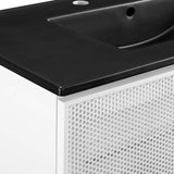 Calla 36" Perforated Metal Bathroom Vanity - BUILDMYPLACE