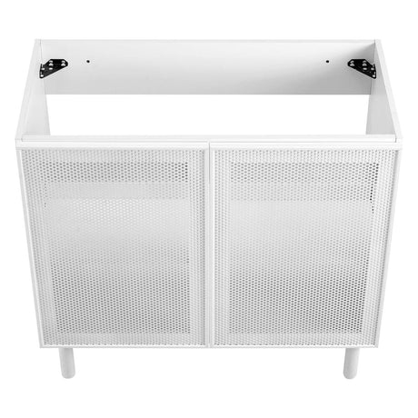 Calla 36" Perforated Metal Bathroom Vanity Cabinet (Sink Basin Not Included) - BUILDMYPLACE