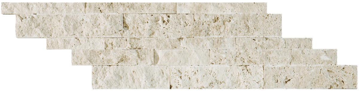 Cambria Strips Ivory Split Face Travertine - BUILDMYPLACE