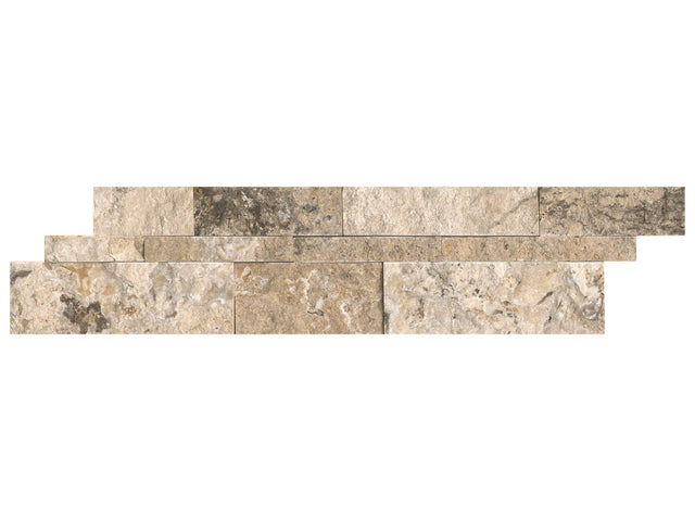 Cambria Strips Picasso Split Face Travertine - BUILDMYPLACE