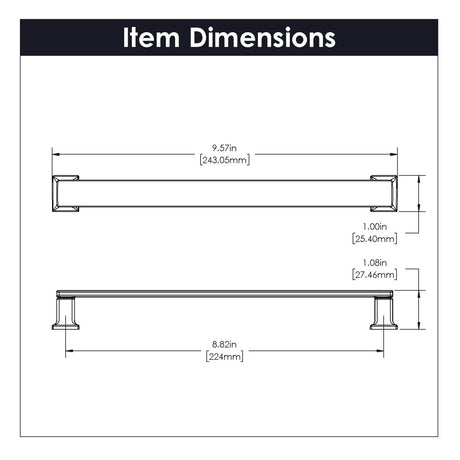 Cambridge Collection - Belwith Keeler - Pull, 224mm C/C | B077930 - BUILDMYPLACE