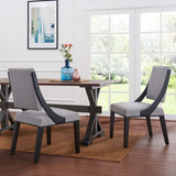 Cambridge Upholstered Fabric Dining Chairs - Set of 2 - BUILDMYPLACE