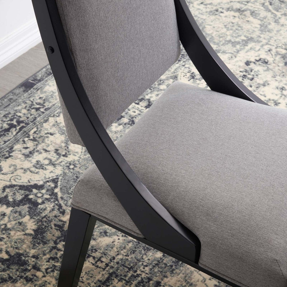 Cambridge Upholstered Fabric Dining Chairs - Set of 2 - BUILDMYPLACE