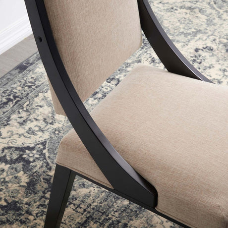 Cambridge Upholstered Fabric Dining Chairs - Set of 2 - BUILDMYPLACE