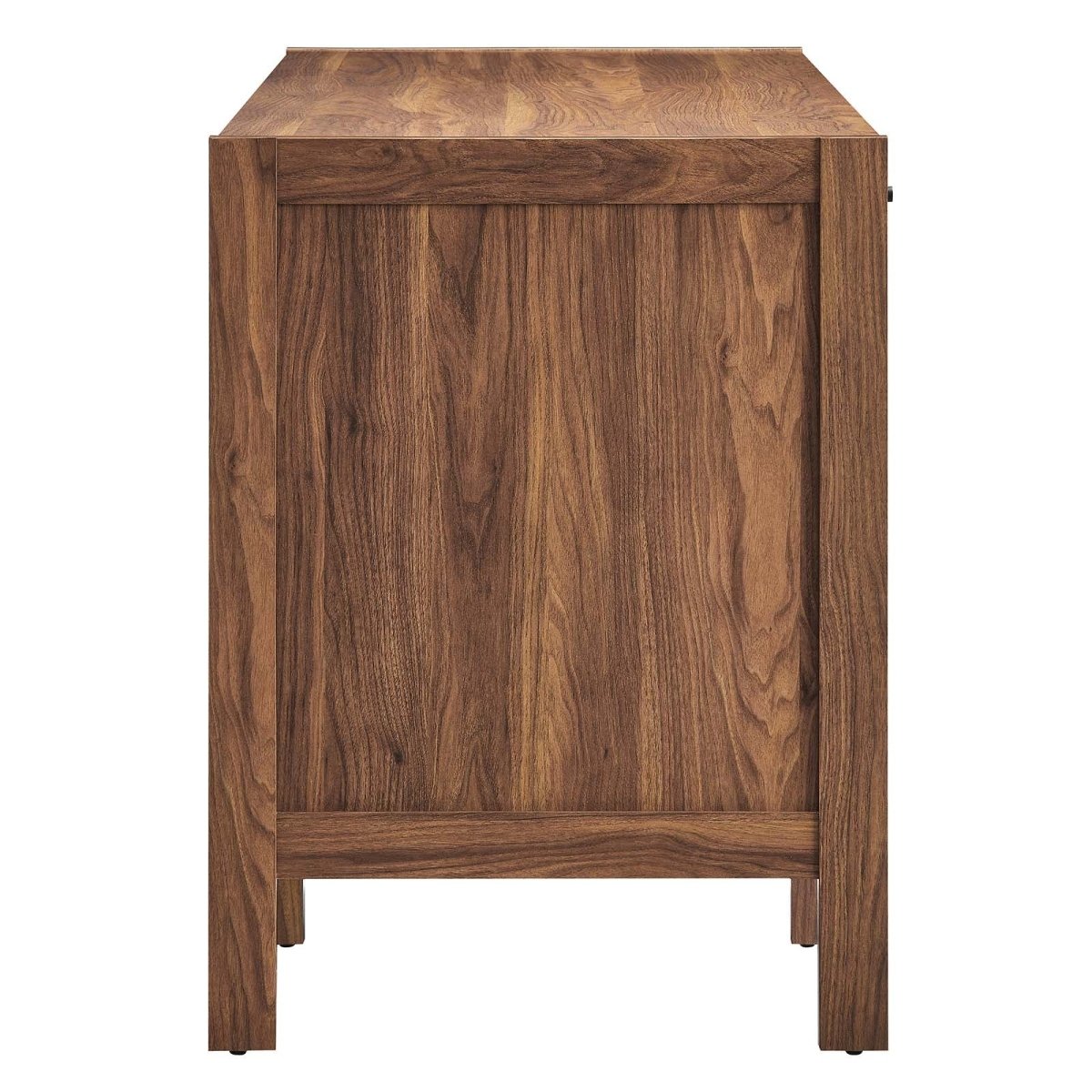 Capri 49" Wood Grain Office Desk - Walnut - BUILDMYPLACE