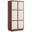 Capri 70" Tall Wood Grain Storage Cabinet - BUILDMYPLACE
