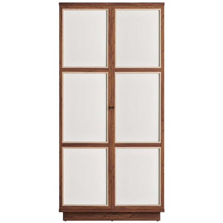 Capri 70" Tall Wood Grain Storage Cabinet - Walnut - BUILDMYPLACE