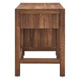 Capri Wood Grain Office Desk - BUILDMYPLACE