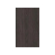 Carbon Frozen Wood Textured - Finished End Vanity Panel - 22"W x 35"H x 0.75"D - Pre Assembled - Frameless Cabinet - BUILDMYPLACE