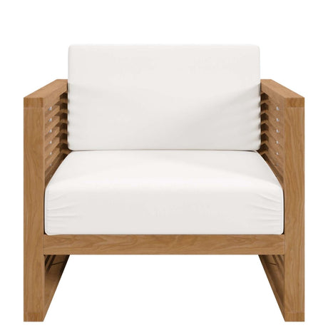 Carlsbad 6 - Piece Teak Wood Outdoor Patio Set - BUILDMYPLACE