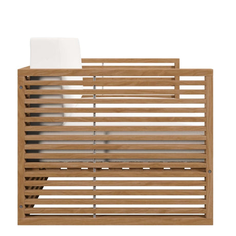 Carlsbad 6 - Piece Teak Wood Outdoor Patio Set - BUILDMYPLACE