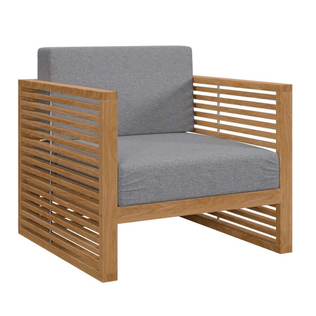 Carlsbad 6 - Piece Teak Wood Outdoor Patio Set - BUILDMYPLACE