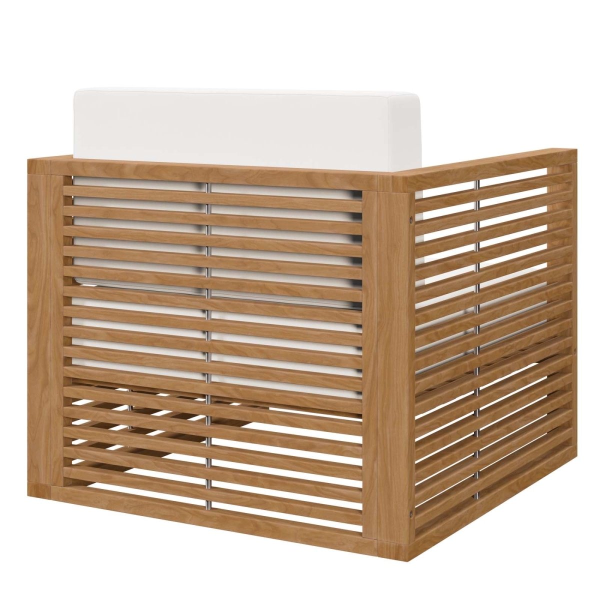 Carlsbad 6 - Piece Teak Wood Outdoor Patio Set - BUILDMYPLACE