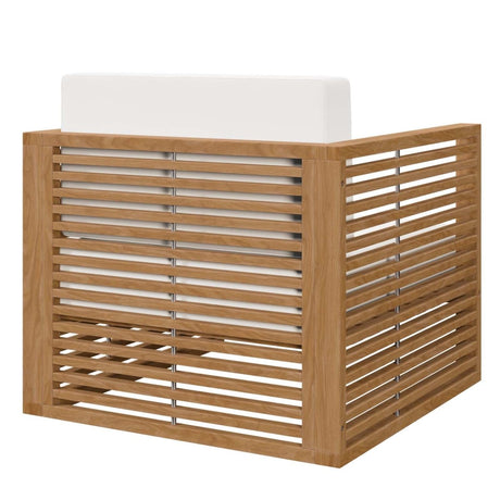 Carlsbad 6 - Piece Teak Wood Outdoor Patio Set - BUILDMYPLACE