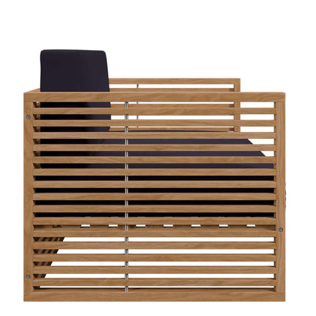 Carlsbad 6 - Piece Teak Wood Outdoor Patio Set - BUILDMYPLACE