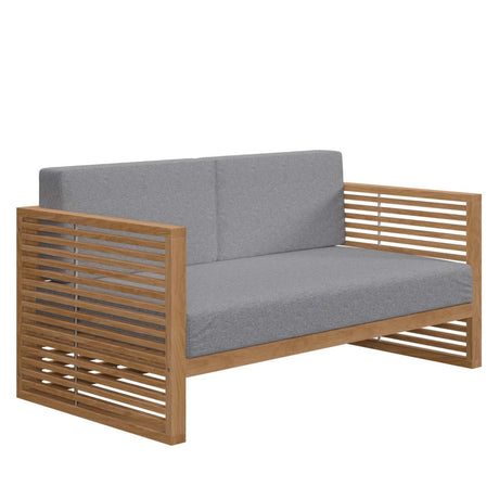 Carlsbad 6 - Piece Teak Wood Outdoor Patio Set - BUILDMYPLACE