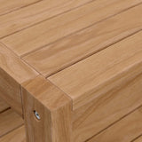 Carlsbad Teak Wood Outdoor Patio Coffee Table - BUILDMYPLACE