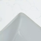 Carrara White Quartz Rectangular Bathroom Vanity Sink Top - BUILDMYPLACE