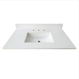 Carrara White Quartz Vanity Top - BUILDMYPLACE