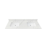 Carrara White Quartz Vanity Top - BUILDMYPLACE