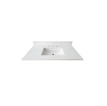 Carrara White Quartz Vanity Top