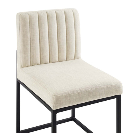 Carriage Dining Chair Upholstered Fabric Set of 2 - BUILDMYPLACE