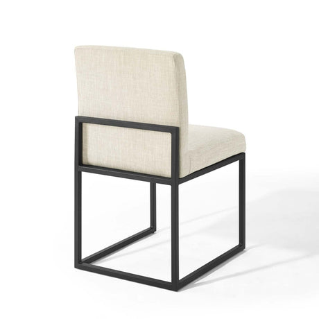Carriage Dining Chair Upholstered Fabric Set of 2 - BUILDMYPLACE