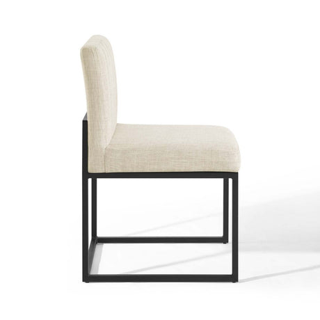 Carriage Dining Chair Upholstered Fabric Set of 2 - BUILDMYPLACE