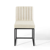 Carriage Dining Chair Upholstered Fabric Set of 2 - BUILDMYPLACE