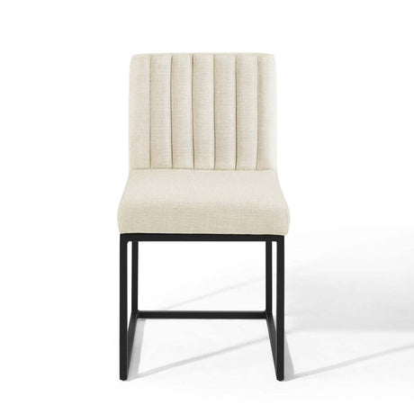Carriage Dining Chair Upholstered Fabric Set of 2 - BUILDMYPLACE