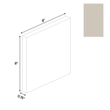 Cashmere Matte - Sample Door - 8"W x 8"H x 0.75"D - Pre Assembled - Frameless Cabinet - BUILDMYPLACE