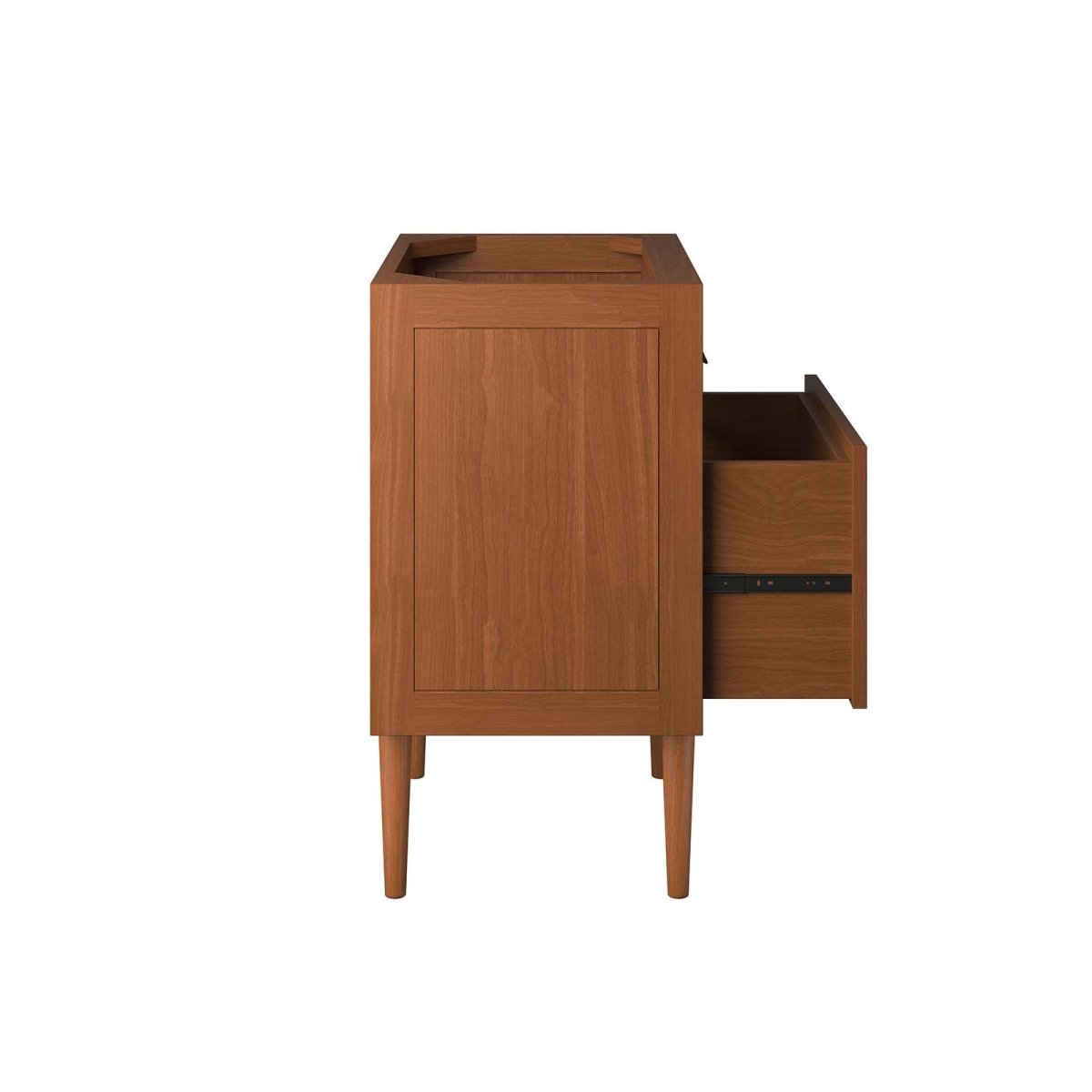 Cassia 24" Teak Wood Bathroom Vanity Cabinet (Sink Basin Not Included) - BUILDMYPLACE