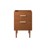 Cassia 24" Teak Wood Bathroom Vanity Cabinet (Sink Basin Not Included) - BUILDMYPLACE