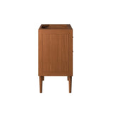 Cassia 24" Teak Wood Bathroom Vanity Cabinet (Sink Basin Not Included) - BUILDMYPLACE