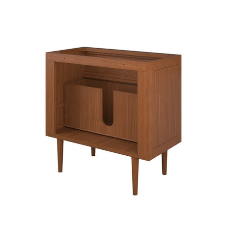 Cassia 36" Teak Wood Bathroom Vanity Cabinet (Sink Basin Not Included) - BUILDMYPLACE