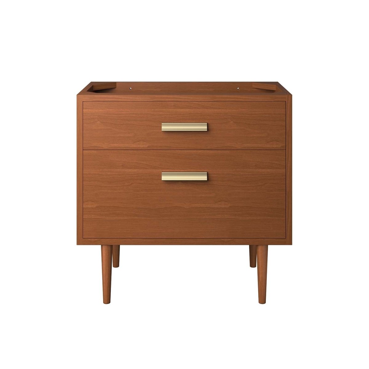 Cassia 36" Teak Wood Bathroom Vanity Cabinet (Sink Basin Not Included) - BUILDMYPLACE