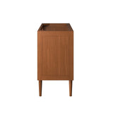 Cassia 36" Teak Wood Bathroom Vanity Cabinet (Sink Basin Not Included) - BUILDMYPLACE