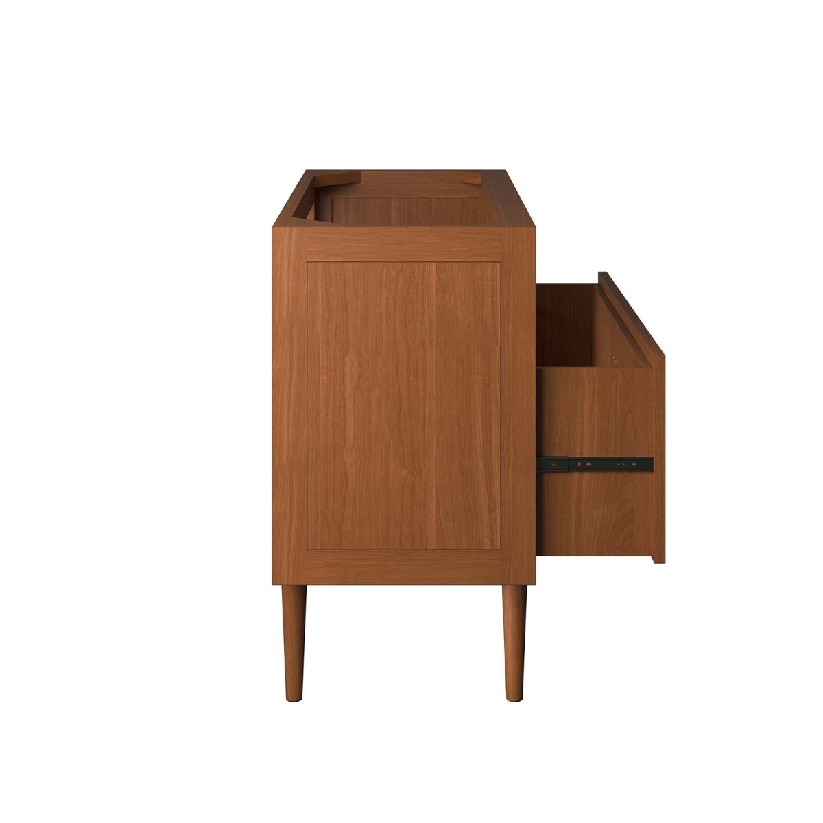 Cassia 36" Teak Wood Bathroom Vanity Cabinet (Sink Basin Not Included) - BUILDMYPLACE